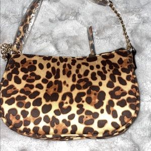 Cheetah/ leopard chain bag